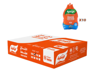 دجاج الوطنیۃ مجمد 10*600جم