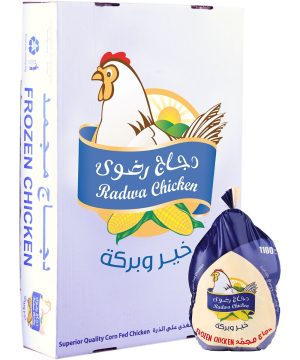 دجاج رضوی مجمد 1100 الکرتون