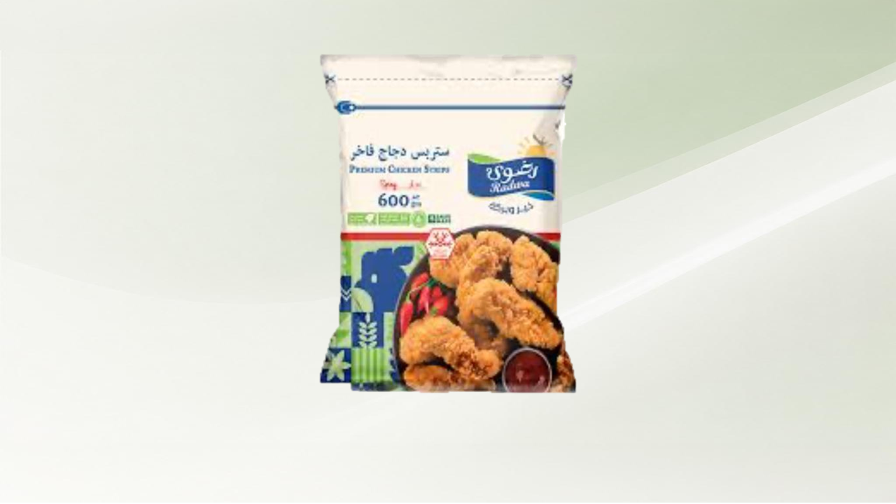استربس دجاج رضوى حار600 جم*1ك