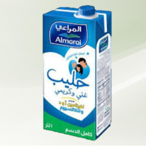 حليب المراعي كامل الدسم 1 لتر